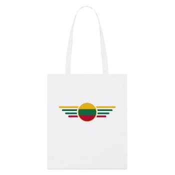 I Love Lithuania, Elegance Style Design T-Shirt - Stanley/Stella Organic Tote Bag - white - Front