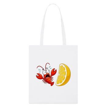 Citrus Crab Spectacle - Stanley/Stella Organic Tote Bag - white - Front
