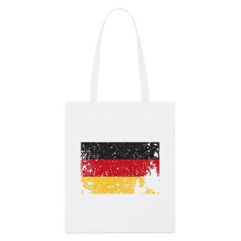 Drapeau de l’Allemagne - Tote bag bio Stanley/Stella - blanc - Devant