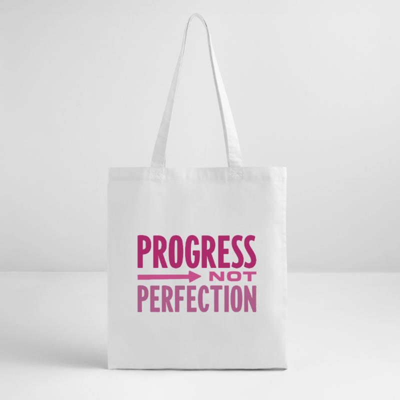 Le progrès, pas la perfection Le progrès compte Tote bag bio Stanley/Stella