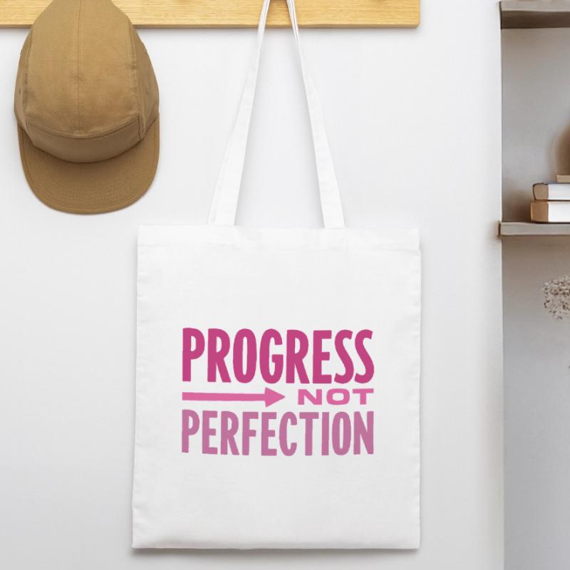 Le progrès, pas la perfection Le progrès compte Tote bag bio Stanley/Stella