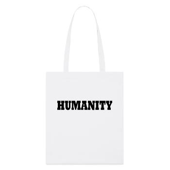 Humanity - Stanley/Stella Bio-Stoffbeutel - Weiß - Vorne