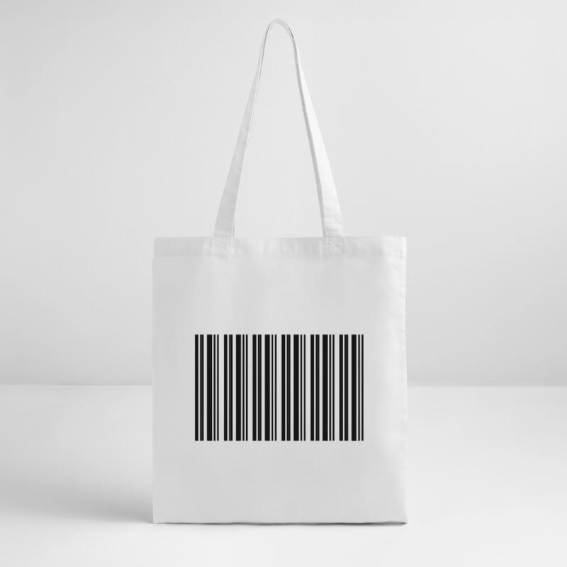 Barcode Strichcode Nerd IT Technik Design Stanley/Stella Bio-Stoffbeutel