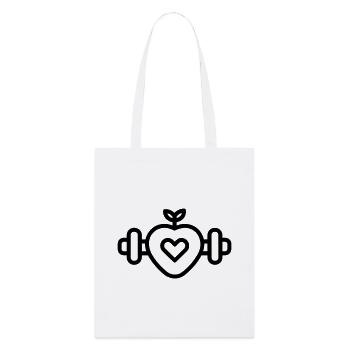 Mode de Vie Sain - Tote bag bio Stanley/Stella - blanc - Devant
