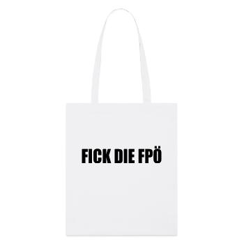 Fuck le fpö - Tote bag bio Stanley/Stella - blanc - Devant