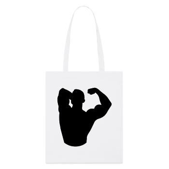 A strong man - Stanley/Stella Organic Tote Bag - white - Front