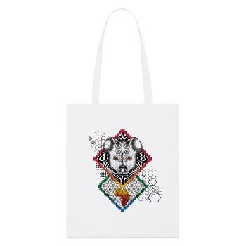 Hyena Chart Africa - Stanley/Stella Organic Tote Bag - white - Front