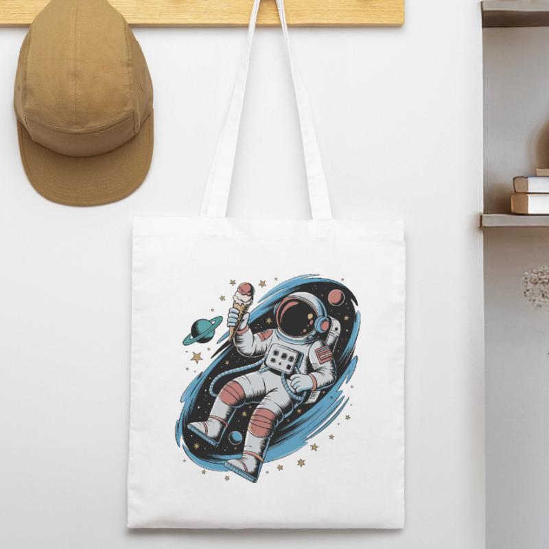 Conception spatiale de l’espace des astronautes avec des planètes et Tote bag bio Stanley/Stella
