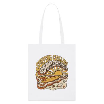 Allez surfer - Tote bag bio Stanley/Stella - blanc - Devant
