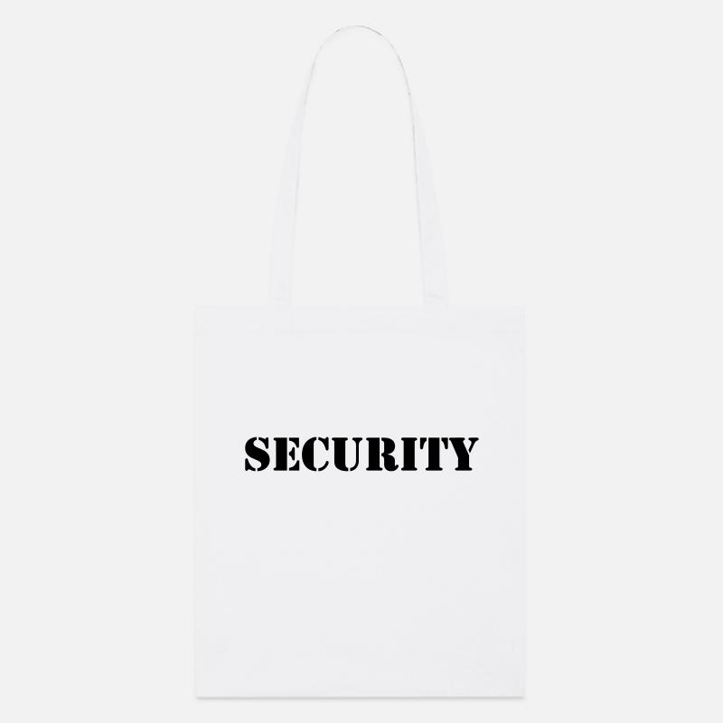 Security - Stanley/Stella Organic Tote Bag - white