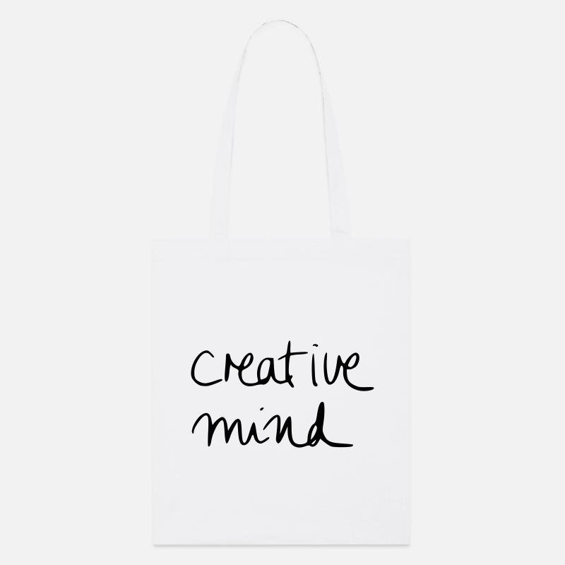 creative mind - Stanley/Stella Organic Tote Bag - white