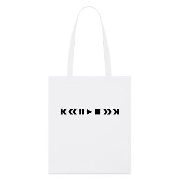 player_f1 - Tote bag bio Stanley/Stella - blanc - Devant