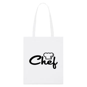 Chef de cuisine - Tote bag bio Stanley/Stella - blanc - Devant