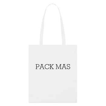 Pack Mas - Stanley/Stella Bio-Stoffbeutel - Weiß - Vorne