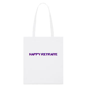 RETRAITE. RETRAITE. RETRAITEE. RETRAITE - Tote bag bio Stanley/Stella - blanc - Devant