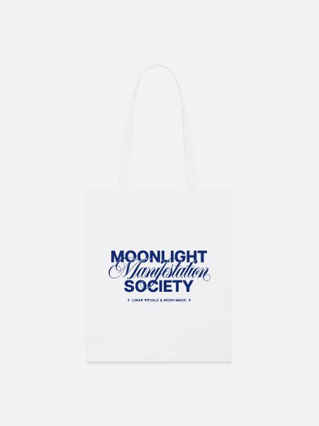 Moonlight Manifestation Society - Stanley/Stella Bio-Stoffbeutel - Weiß
