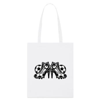 Chaussures de football Talons hauts de football - Tote bag bio Stanley/Stella - blanc - Devant