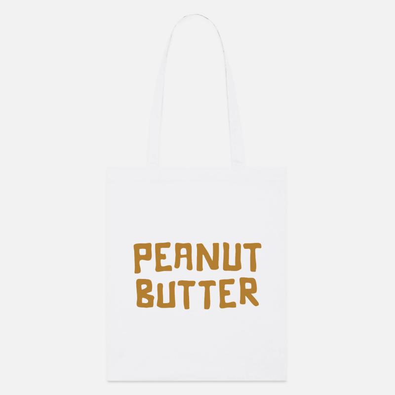 Pâte d’arachide 🥜 - Tote bag bio Stanley/Stella - blanc