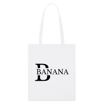 Typographie Banana Bold - Tote bag bio Stanley/Stella - blanc - Devant