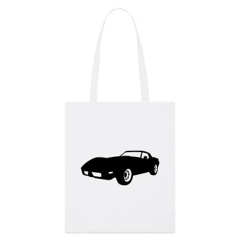 US Classic Car - Stanley/Stella Bio-Stoffbeutel - Weiß - Vorne