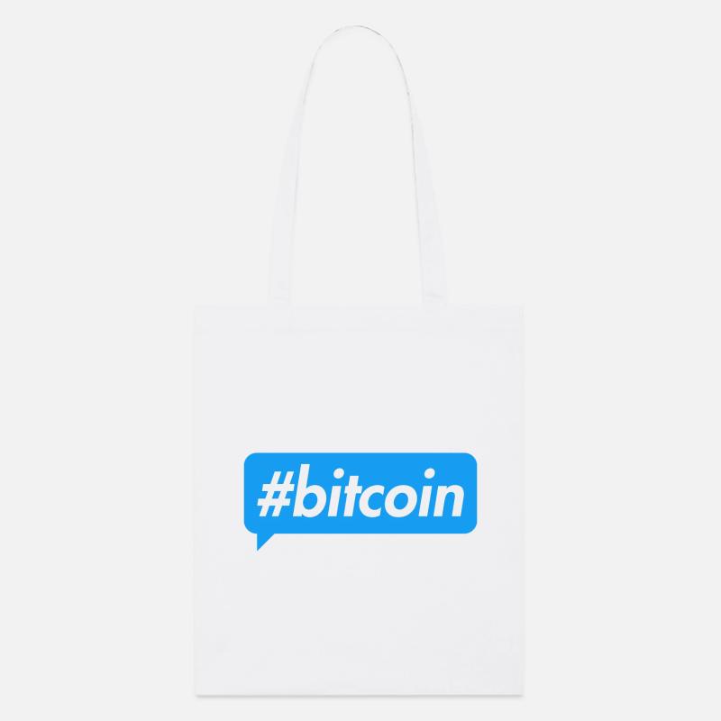 Bitcoin Blockchain Motivationsdesign - Stanley/Stella Bio-Stoffbeutel - Weiß
