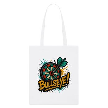 Dart Bullseye - Stanley/Stella Bio-Stoffbeutel - Weiß - Vorne