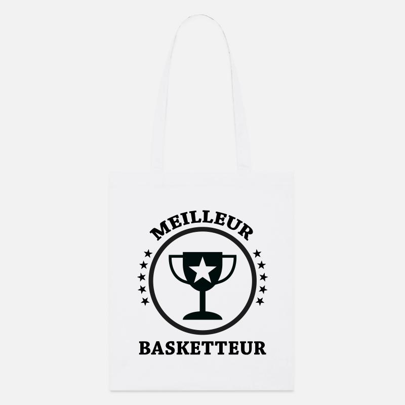 Best Basketball Player - Stanley/Stella Organic Tote Bag - white