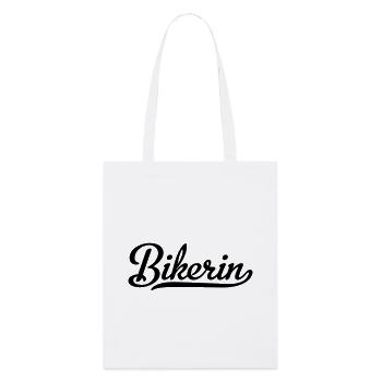 2541614 112658685 Bikerin - Stanley/Stella Bio-Stoffbeutel - Weiß - Vorne