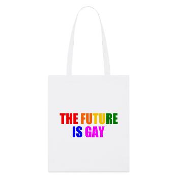 L’avenir est gay - Tote bag bio Stanley/Stella - blanc - Devant