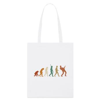 Evolution Music Rock Bass Guitarist Guitar - Stanley/Stella Organic Tote Bag - white - Front