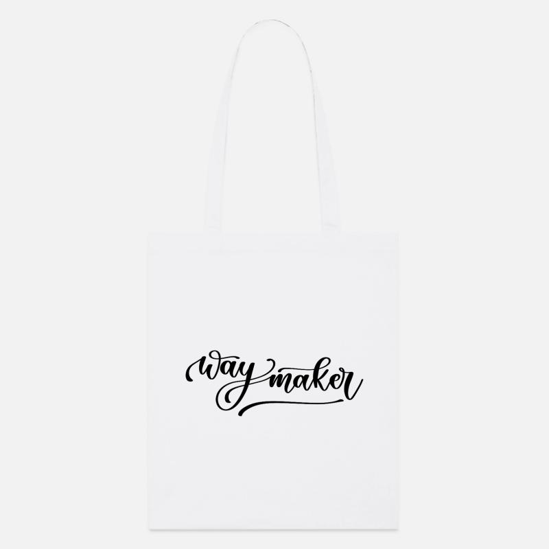 faiseur de chemins - Tote bag bio Stanley/Stella - blanc