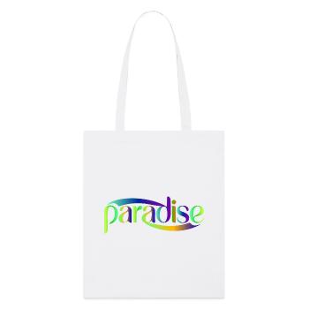 Conception du scénario Paradise Rainbow - Tote bag bio Stanley/Stella - blanc - Devant