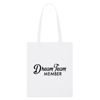 Dream Team Member - Tote bag bio Stanley/Stella - blanc - Devant
