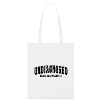 Non diagnostiqué : Esthétique menaçante - Tote bag bio Stanley/Stella - blanc - Devant