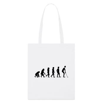 Evolution Golf - Stanley/Stella Bio-Stoffbeutel - Weiß - Vorne