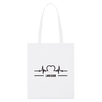 Heartbeat Vernisseur Coeur Meilleur Peintre Atelier de Peinture - Tote bag bio Stanley/Stella - blanc - Devant