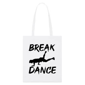 Breakdancing - Stanley/Stella Organic Tote Bag - white - Front