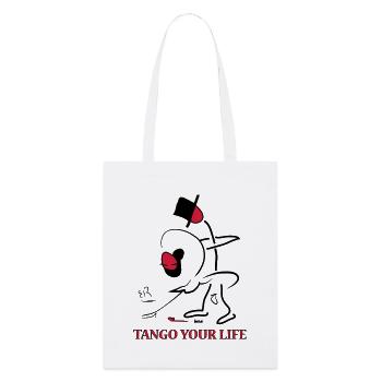 Stick figures - GogoLore tango your life - Stanley/Stella Organic Tote Bag - white - Front