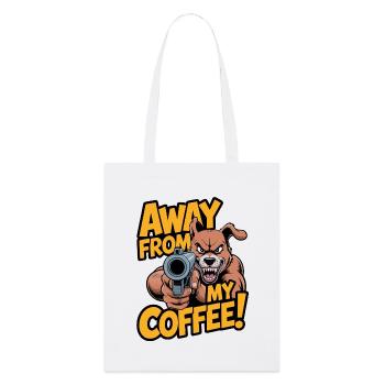 Loin de mon café ! - Tote bag bio Stanley/Stella - blanc - Devant