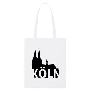 Kölner Dom - Stanley/Stella Organic Tote Bag - white - Front