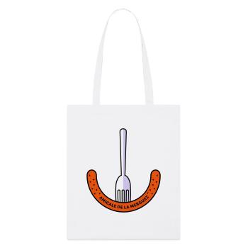 Amicale de la Merguez - Stanley/Stella Organic Tote Bag - white - Front