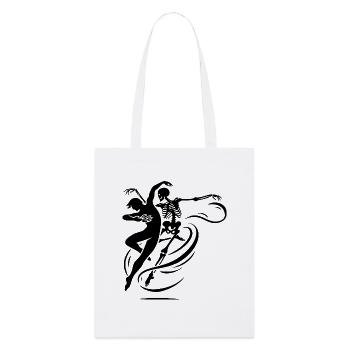 Dancing with Death - Stanley/Stella Organic Tote Bag - white - Front