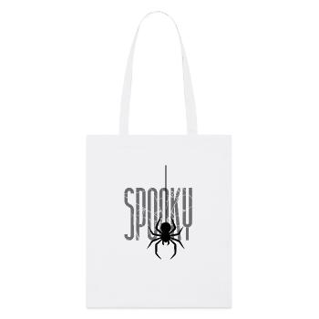 Spooky Halloween Spider Web - Stanley/Stella Organic Tote Bag - white - Front