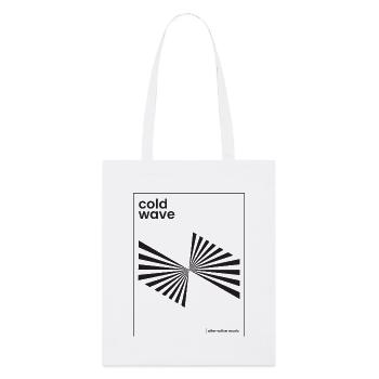 Design eines Cold-Wave-Musikplakats - Stanley/Stella Bio-Stoffbeutel - Weiß - Vorne