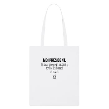 La sieste deviendrait... - Tote bag bio Stanley/Stella - blanc - Devant