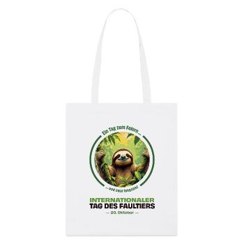 20 octobre – Journée internationale de la paresse - Tote bag bio Stanley/Stella - blanc - Devant