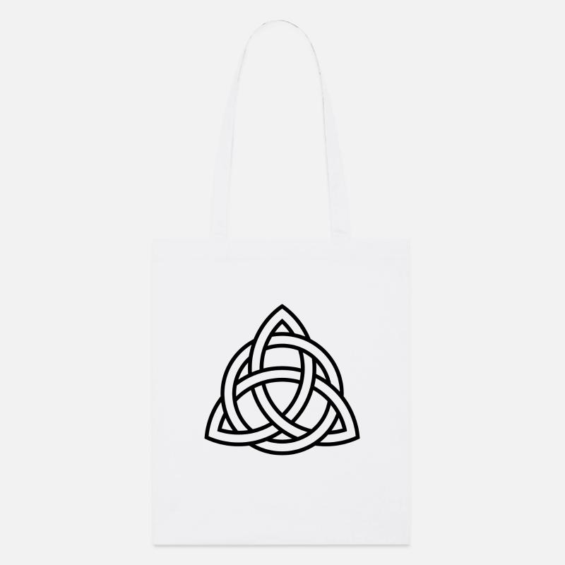 Keltische Knoten - Keltisches Symbol - Stanley/Stella Bio-Stoffbeutel - Weiß