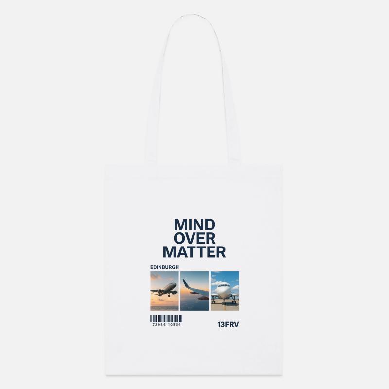 Mind Over Matter: Edinburgh Triptych - Stanley/Stella Organic Tote Bag - white