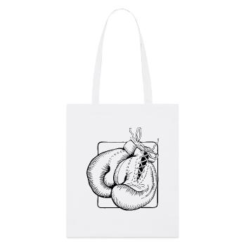 Boxing Gloves - Stanley/Stella Organic Tote Bag - white - Front