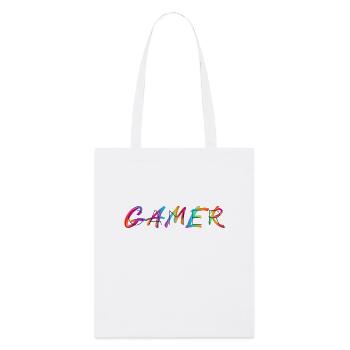 Gamer - Stanley/Stella Bio-Stoffbeutel - Weiß - Vorne